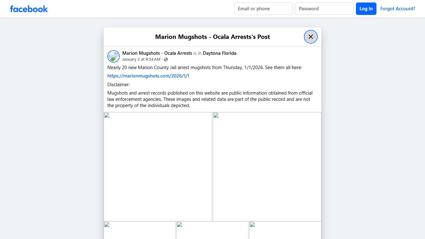 Nearly 20 new Marion... - Marion Mugshots - Ocala Arrests | Facebook